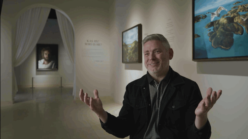 Brian Alarid at Belóved Gallery sharing his I AM Belóved story